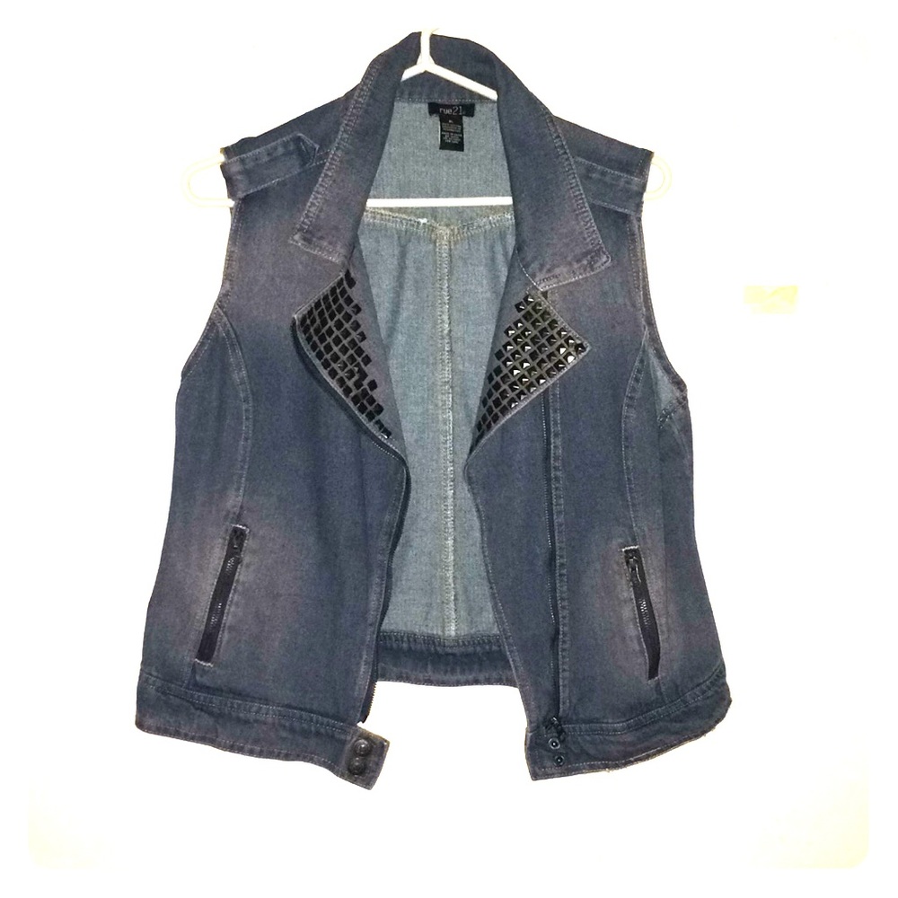 Sleeveless Jean jack/vest